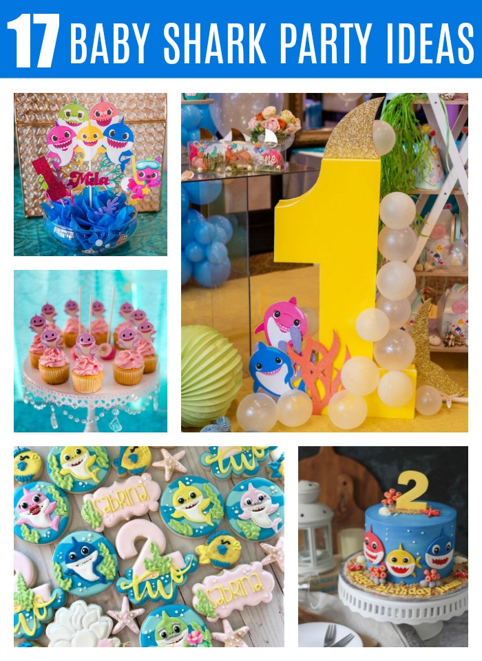 Baby Shark Party Decorations
 17 Cute Baby Shark Party Ideas Pretty My Party Party Ideas