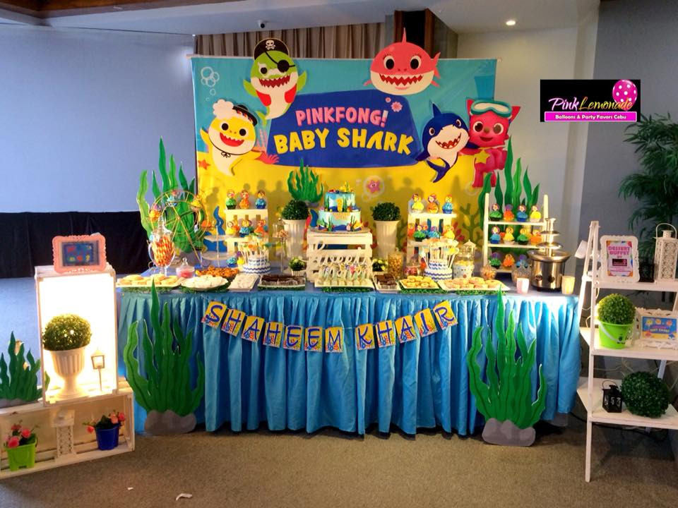 Baby Shark Party Decorations
 Pink Lemonade Balloons and Party Favors Cebu Baby Shark