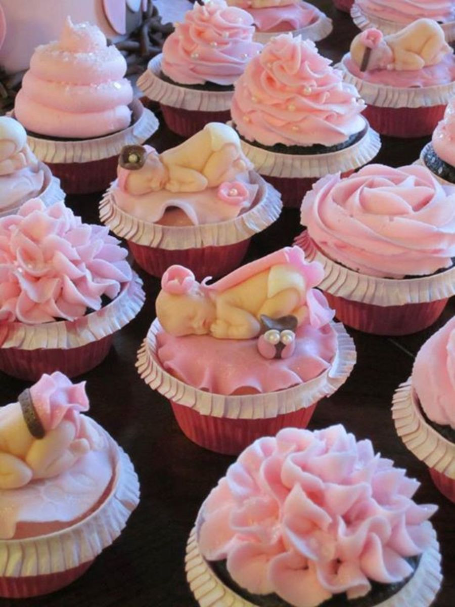 Baby Shower Cupcakes For Girls
 Baby Girl Cupcakes CakeCentral