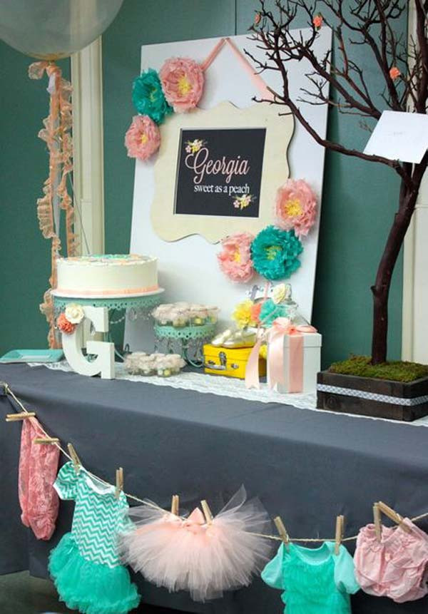 Baby Shower Decor Ideas
 22 Cute & Low Cost DIY Decorating Ideas for Baby Shower