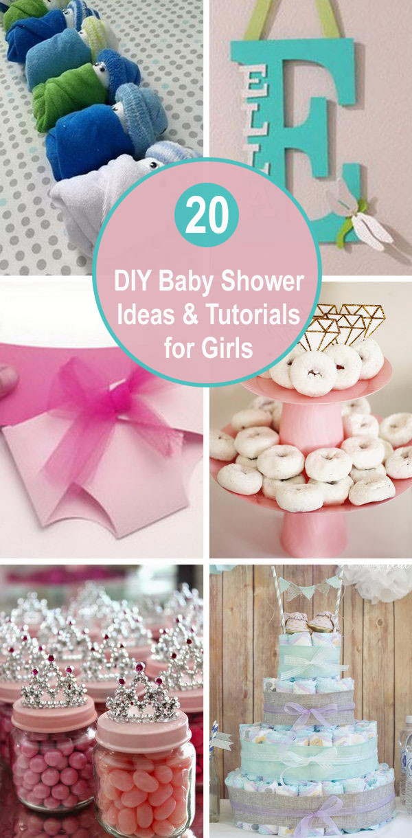 Baby Shower Decorating Ideas Diy
 20 DIY Baby Shower Ideas & Tutorials for Girls