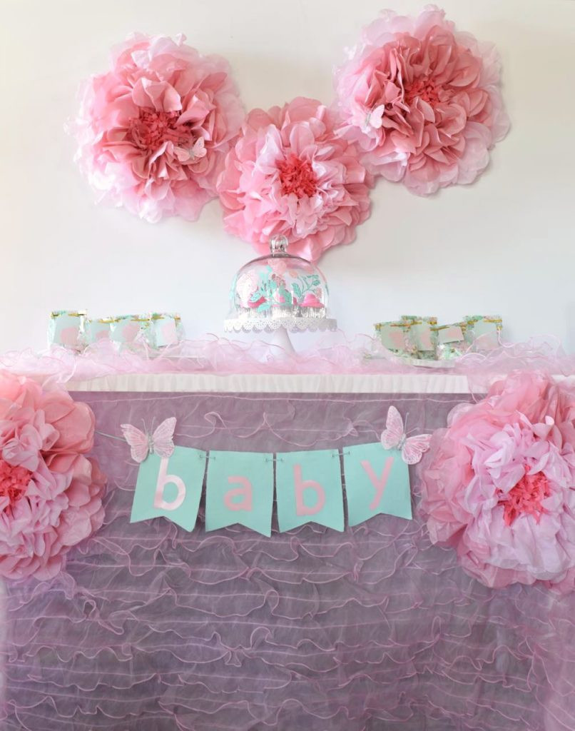 Baby Shower Decoration Ideas For Girls
 Girl Baby Shower Ideas Free Cut Files Make Life Lovely