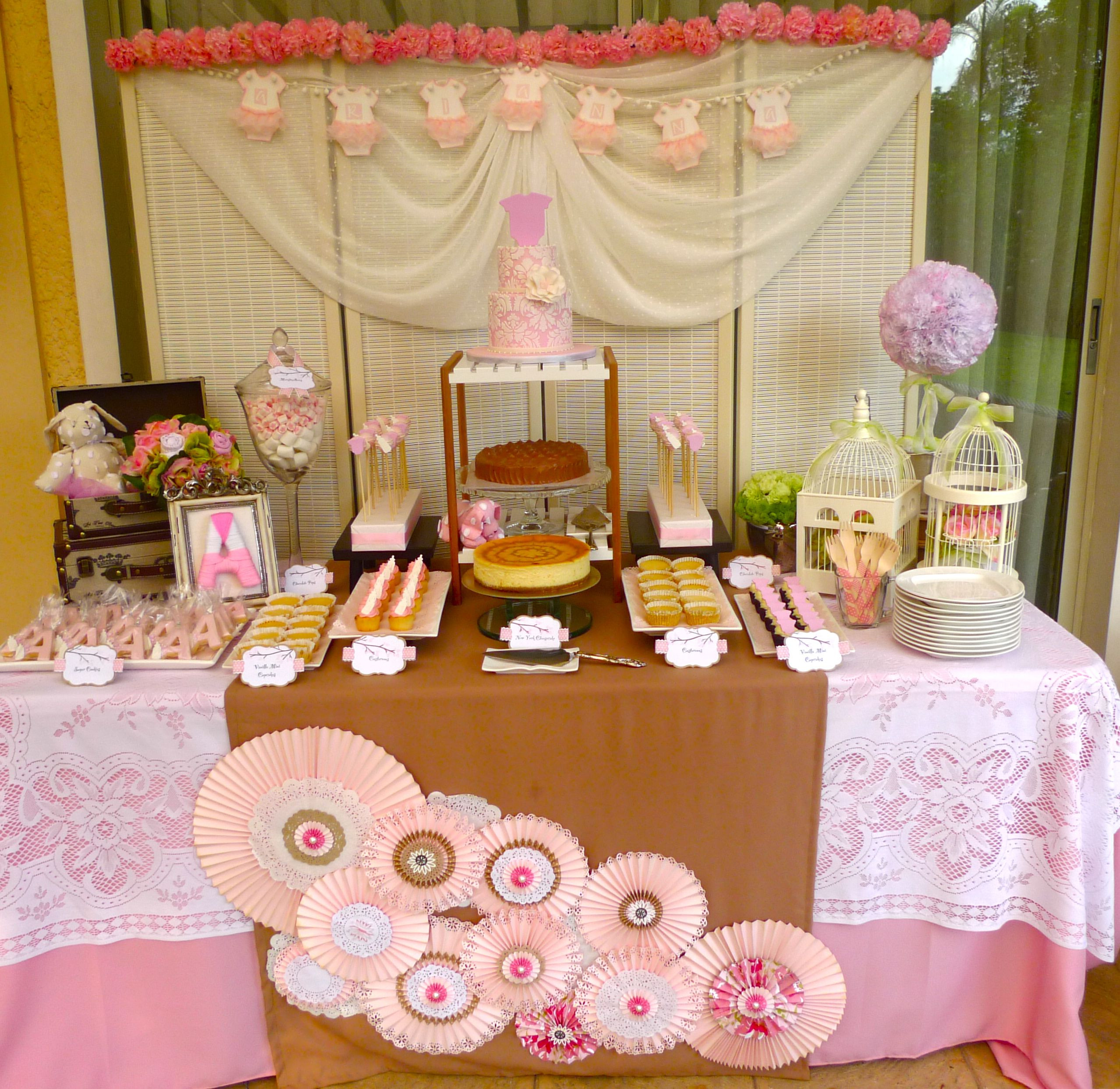 Baby Shower Decorations Ideas Pinterest
 pink baby shower Fun Ideas