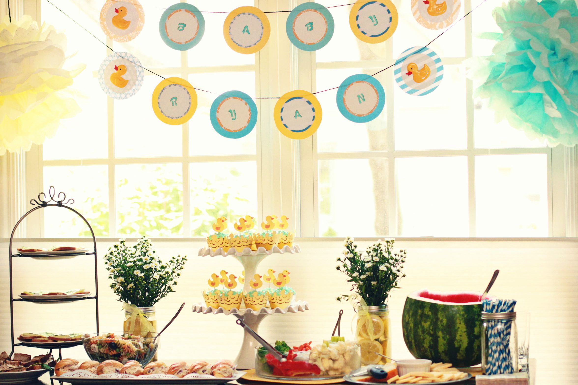 Baby Shower Decorations Ideas Pinterest
 Baby shower inspired by Pinterest