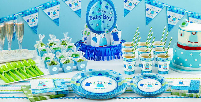 Baby Shower Decorations Party City
 It s a Boy Baby Shower Party Supplies Party City