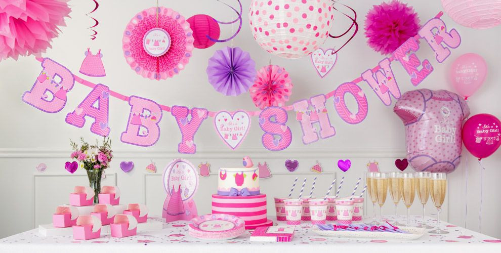 Baby Shower Decorations Party City
 It s a Girl Baby Shower Decorations