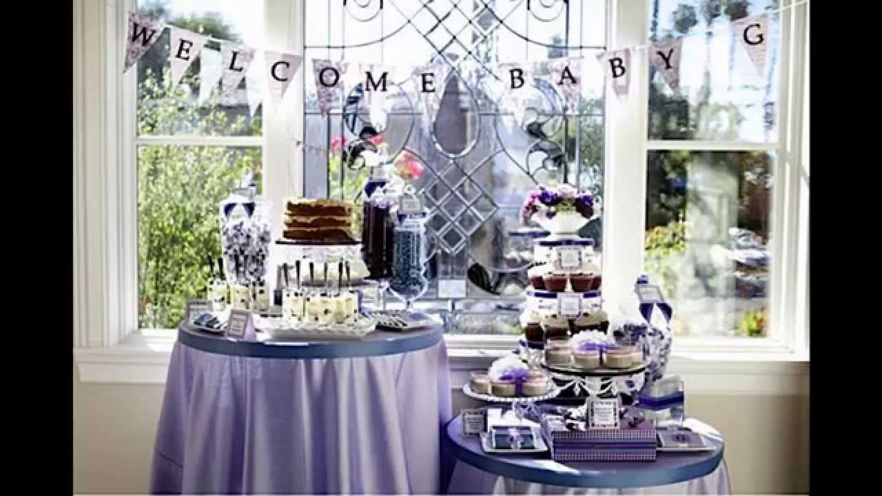 Baby Shower Ideas For Decorations
 Purple baby shower themes decorations ideas