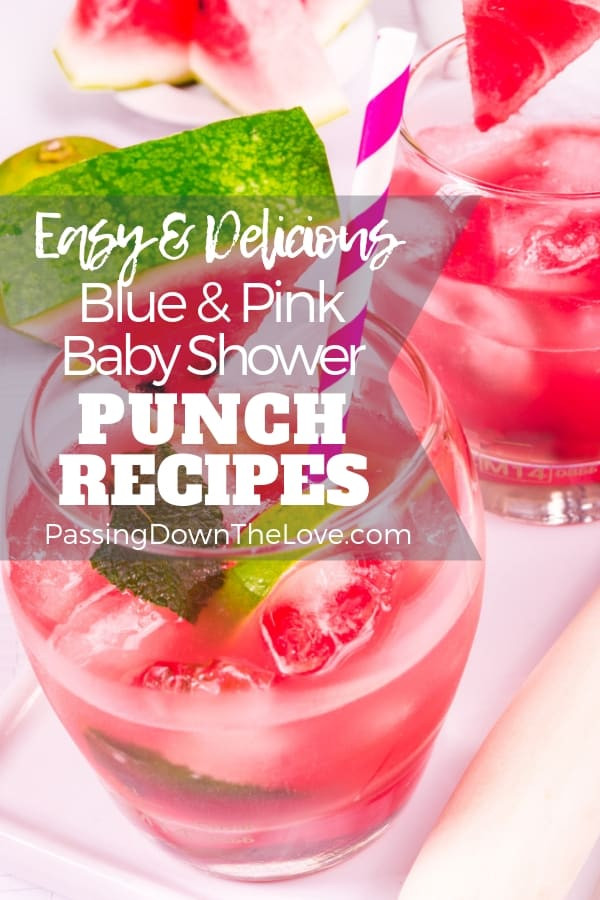 Baby Shower Pink Punch Recipes
 Blue and Pink Baby Shower Punch Recipes
