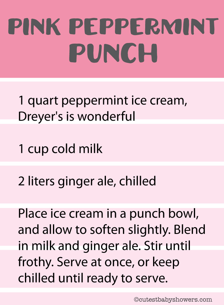 Baby Shower Pink Punch Recipes
 The Best Baby Shower Punch Recipes