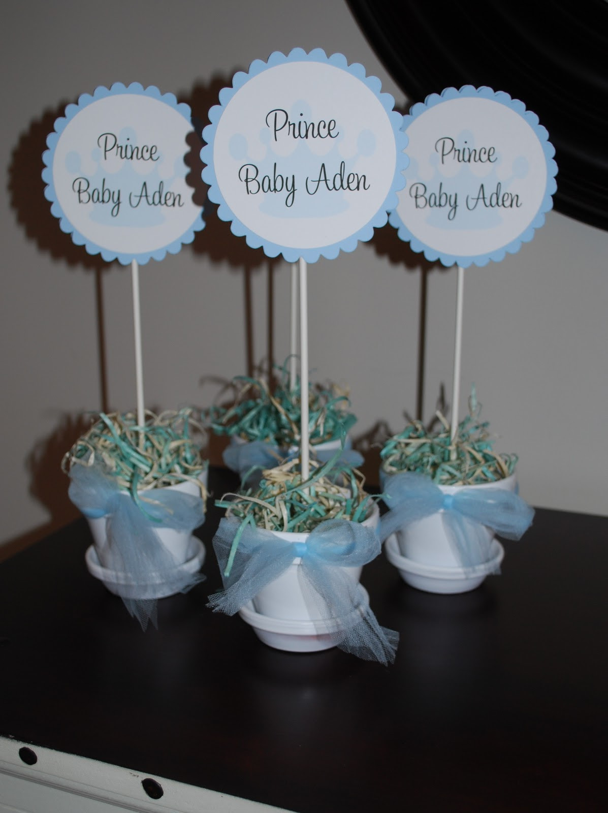 Baby Shower Table Decorations Ideas
 Sweet P Parties Prince Baby Shower