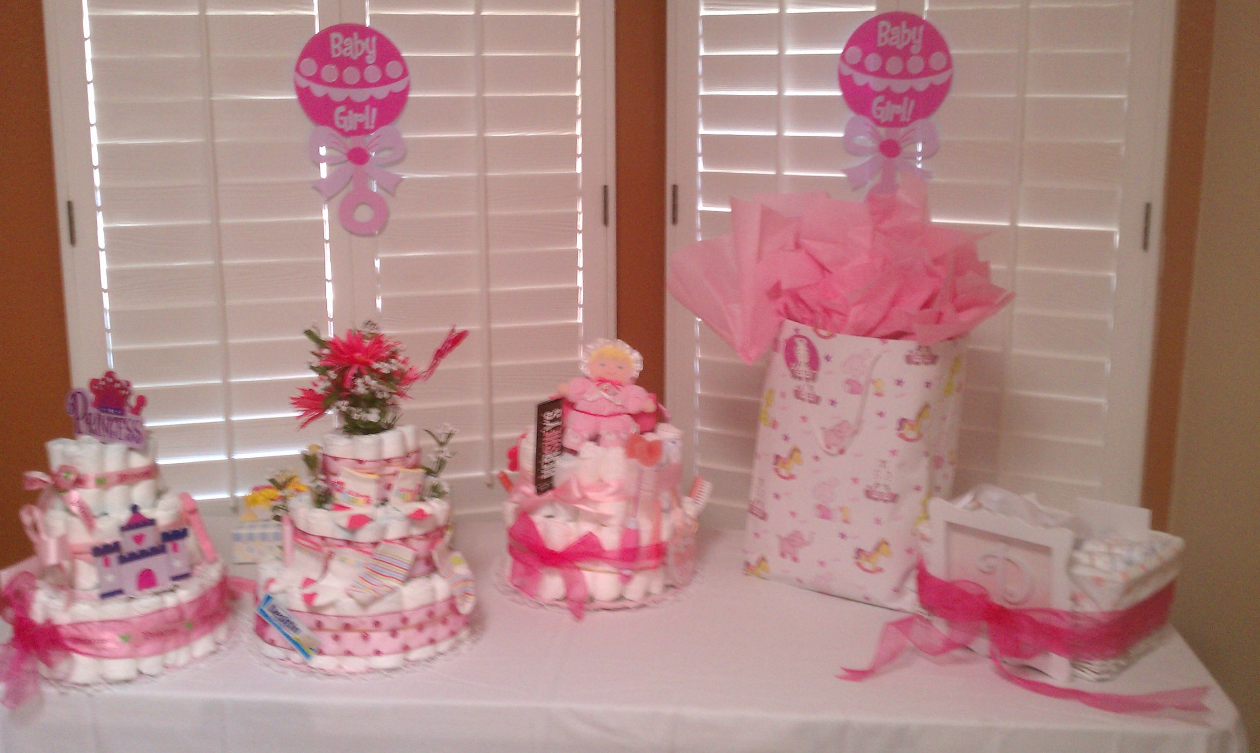 Baby Shower Table Decorations Ideas
 Tables Chairs Pink Linens Baby Shower