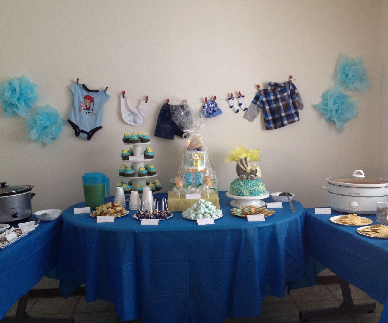 Baby Shower Table Decorations Ideas
 Party Table Idea It s A Boy Baby Shower