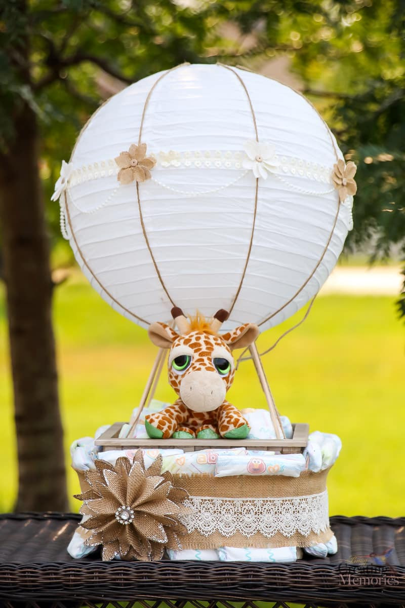 Baby Shower Take Away Gift Ideas
 Easy Hot Air Balloon Diaper Cake for a fabulous Baby shower