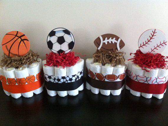 Baby Sports Decor
 Best 25 Baby shower sports ideas on Pinterest