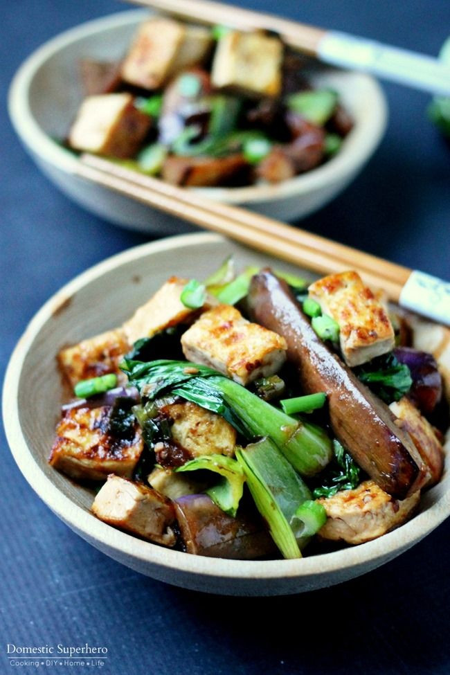 Baby Tofu Recipes
 Spicy Asian Eggplant & Tofu Bowls Recipe