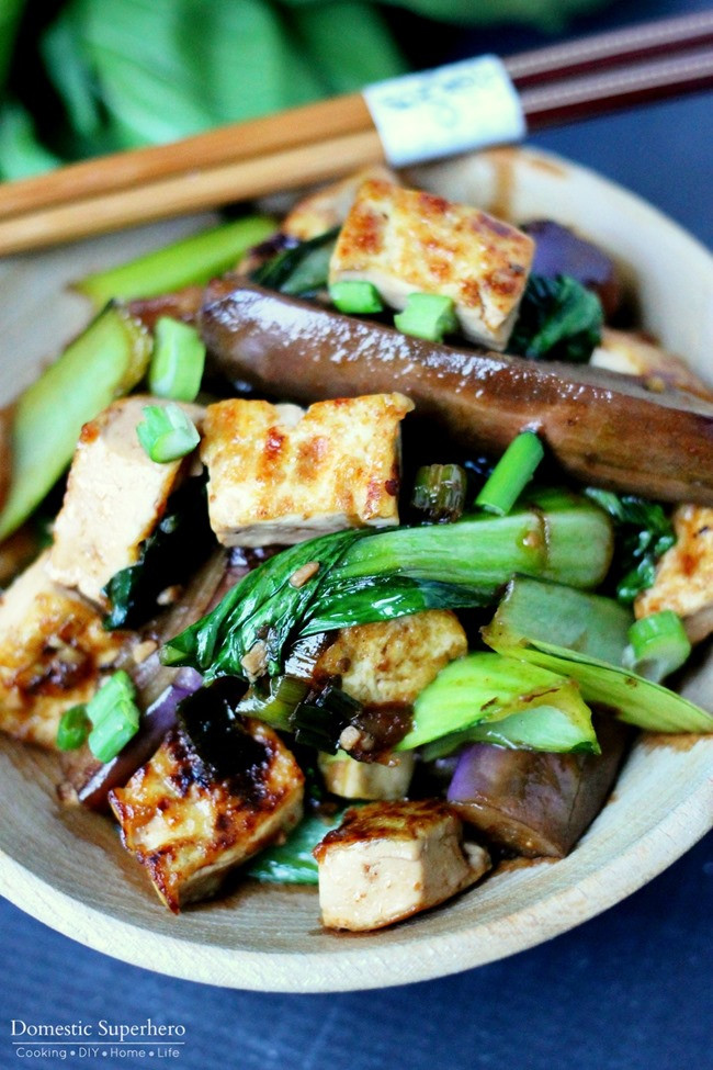 Baby Tofu Recipes
 Spicy Asian Eggplant & Tofu Bowls • Domestic Superhero