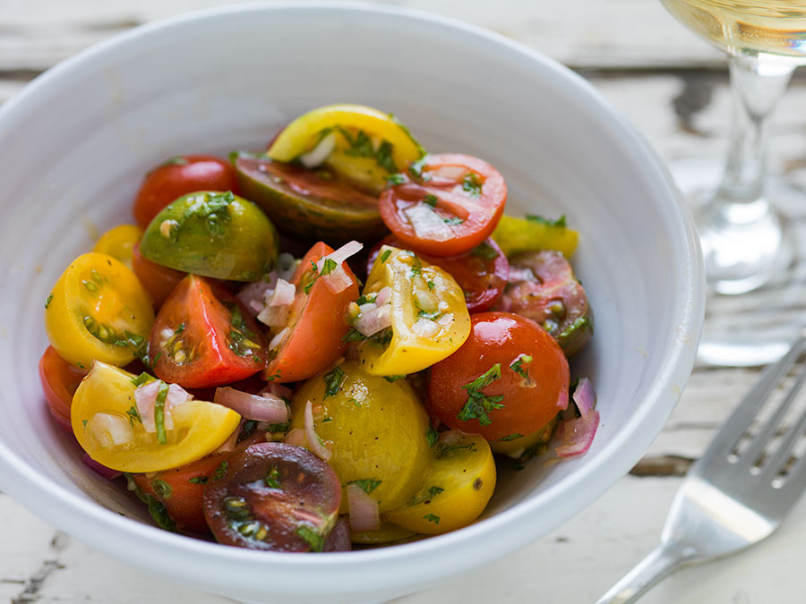 Baby Tomato Recipes
 Recipe Baby Heirloom Tomato Salad