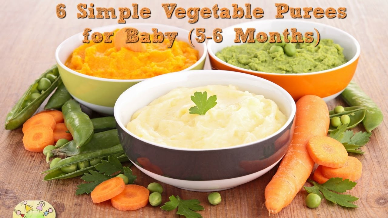 Baby Vegetables Recipes
 6 ve able puree for 5 6 months baby