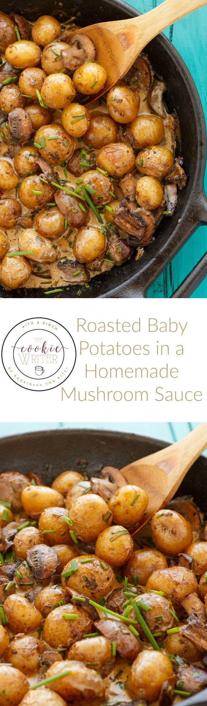 Baby White Potatoes Recipes
 Roasted Baby Potatoes in a Homemade Mushroom Sauce The