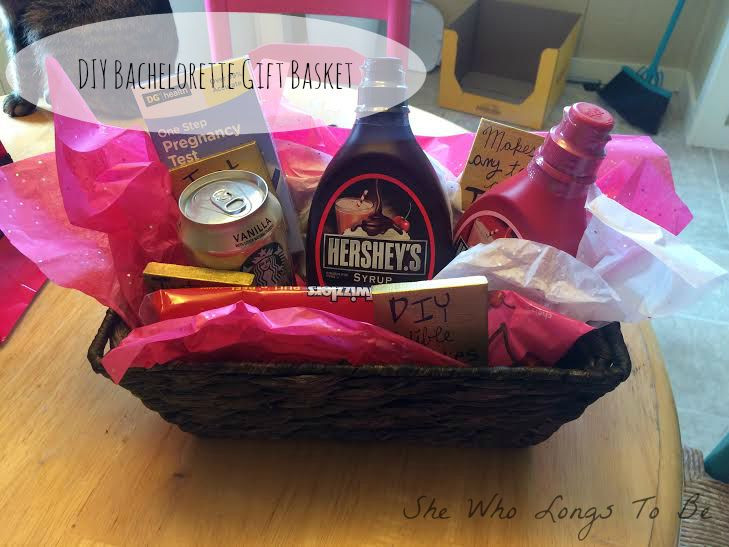 Bachelorette Gift Baskets Ideas
 She Who Longs To Be DIY Bachelorette Gift Basket Gift