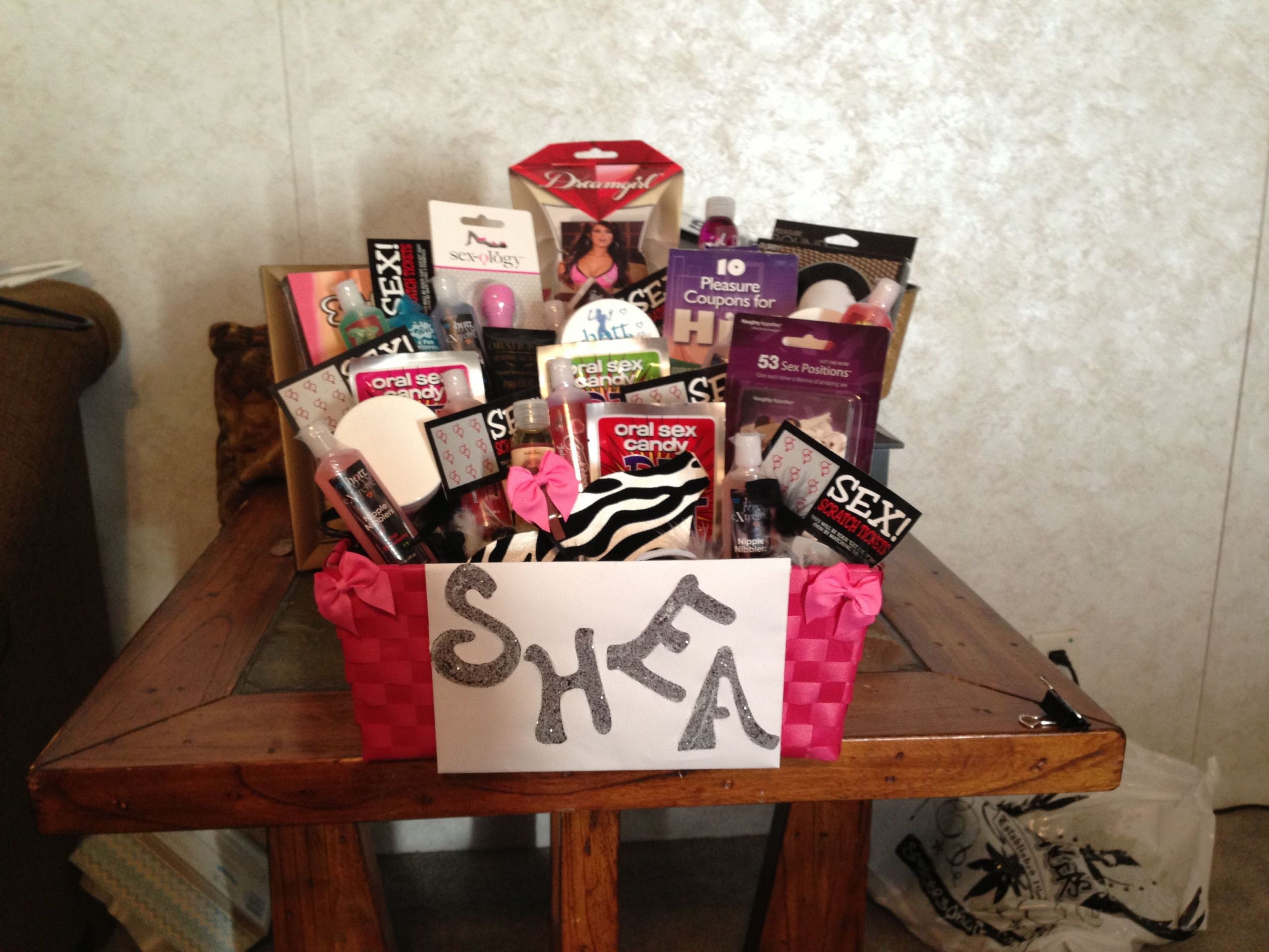 Bachelorette Gift Baskets Ideas
 Bachelorette t basket Gifts