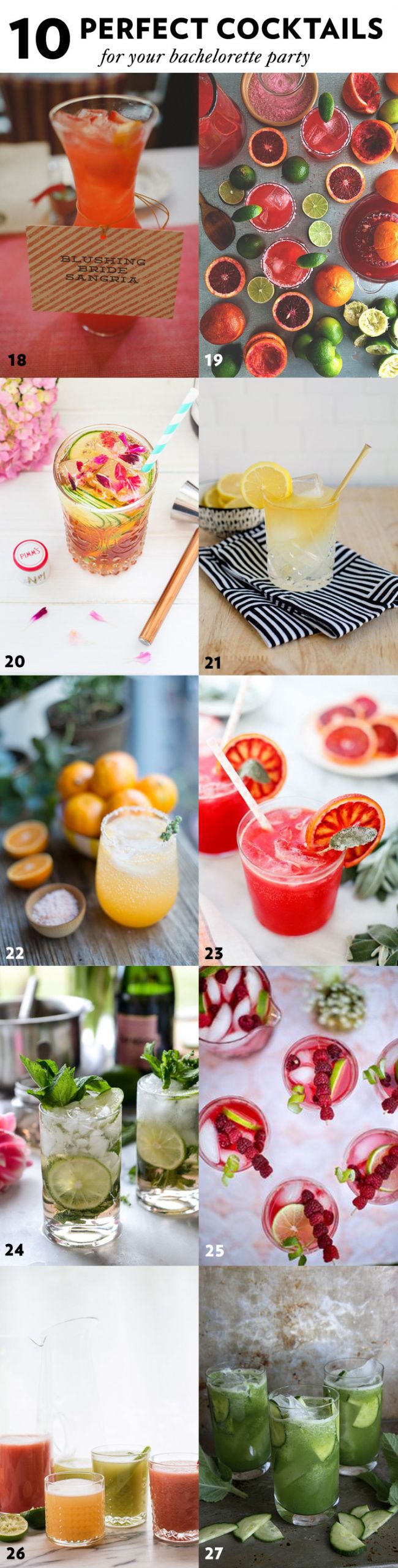 Bachelorette Party Drinks Ideas
 50 Food & Drink Ideas For Your Bridal Shower
