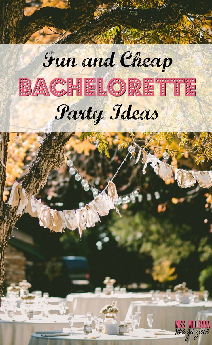 Bachelorette Party Venue Ideas
 Fun and Cheap Bachelorette Party Ideas