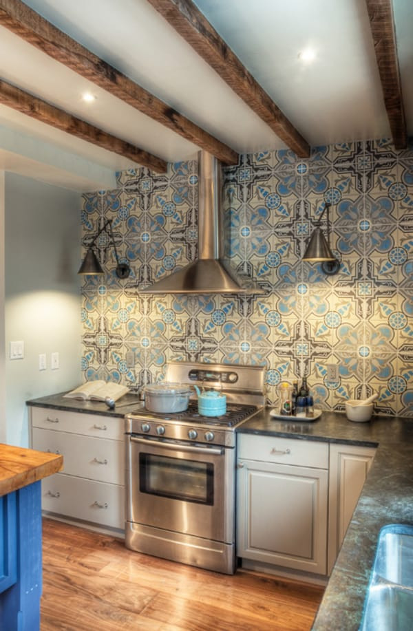 Backsplash Kitchen Tiles
 Create a decorative kitchen backsplash with cement tiles