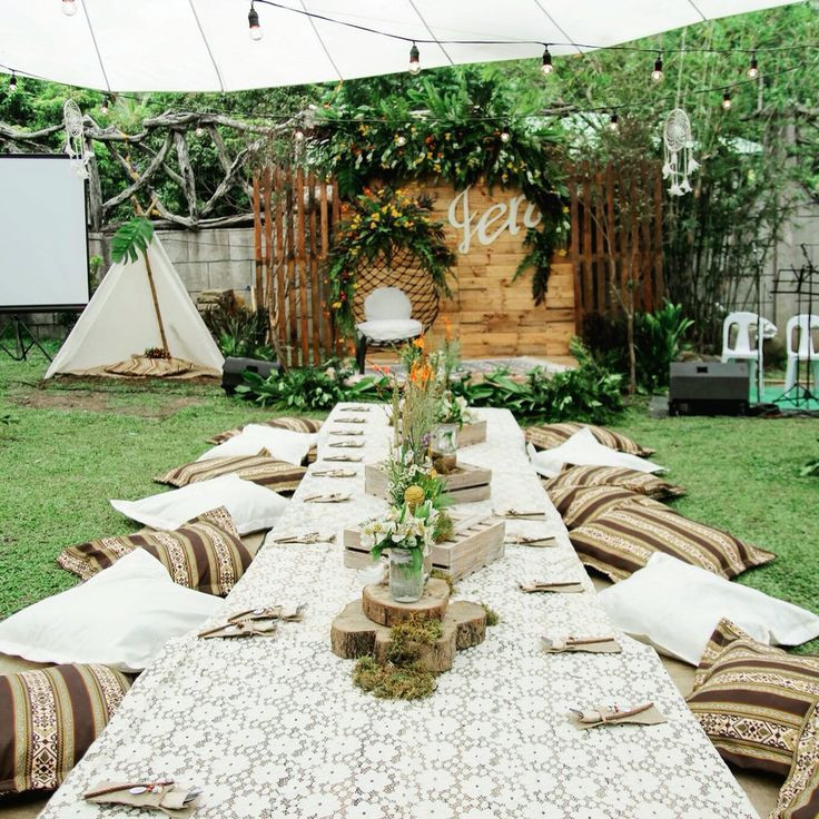 Backyard 18Th Birthday Party Ideas
 Rustic bohemian theme for my 18th birthday