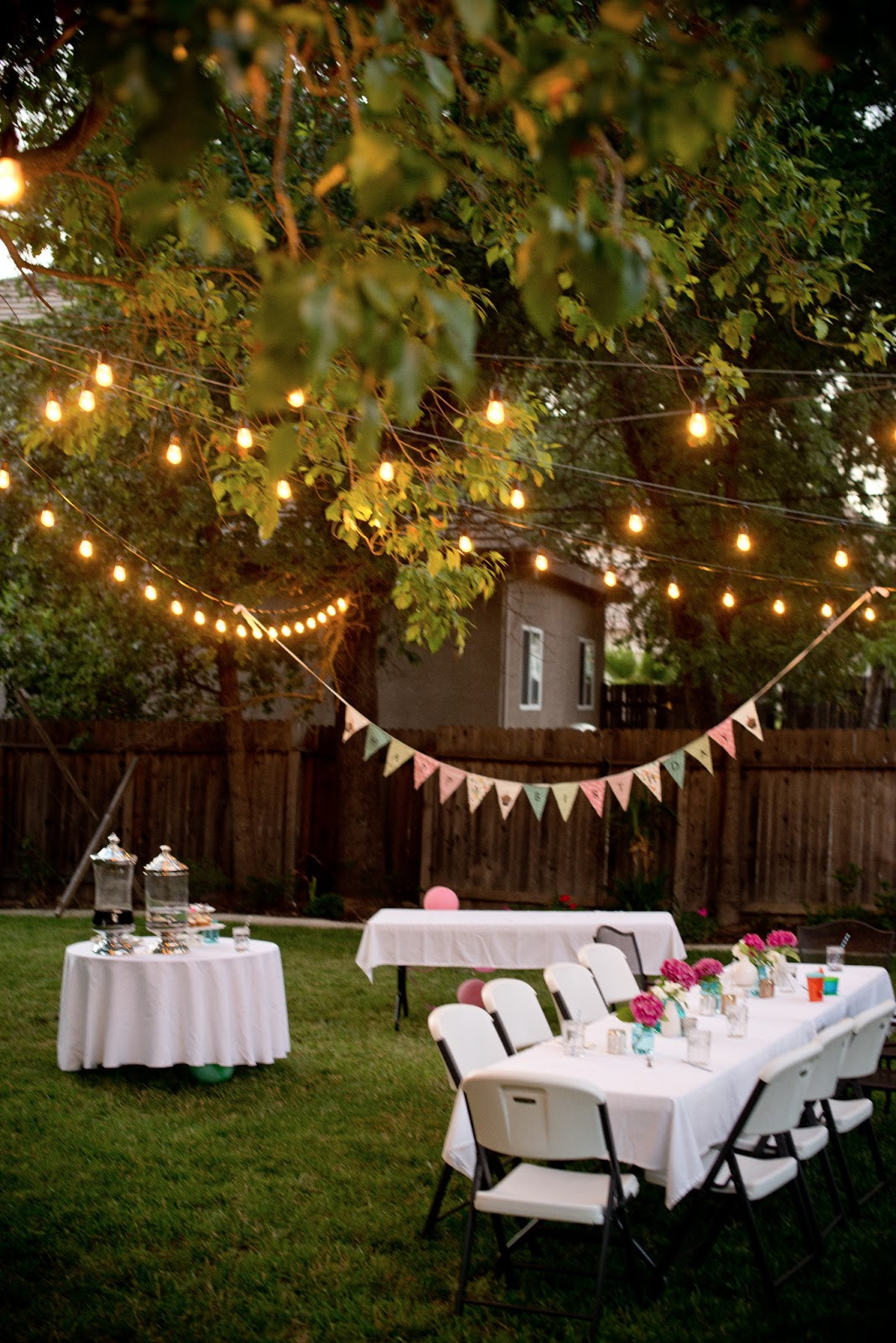 Backyard 18Th Birthday Party Ideas
 Domestic Fashionista Backyard Birthday Fun Pink