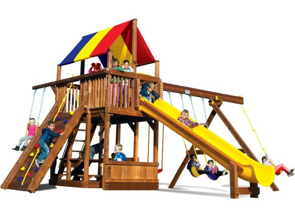 Backyard Adventures Omaha
 Backyard Playworld Castle Series Rainbow Play Systems