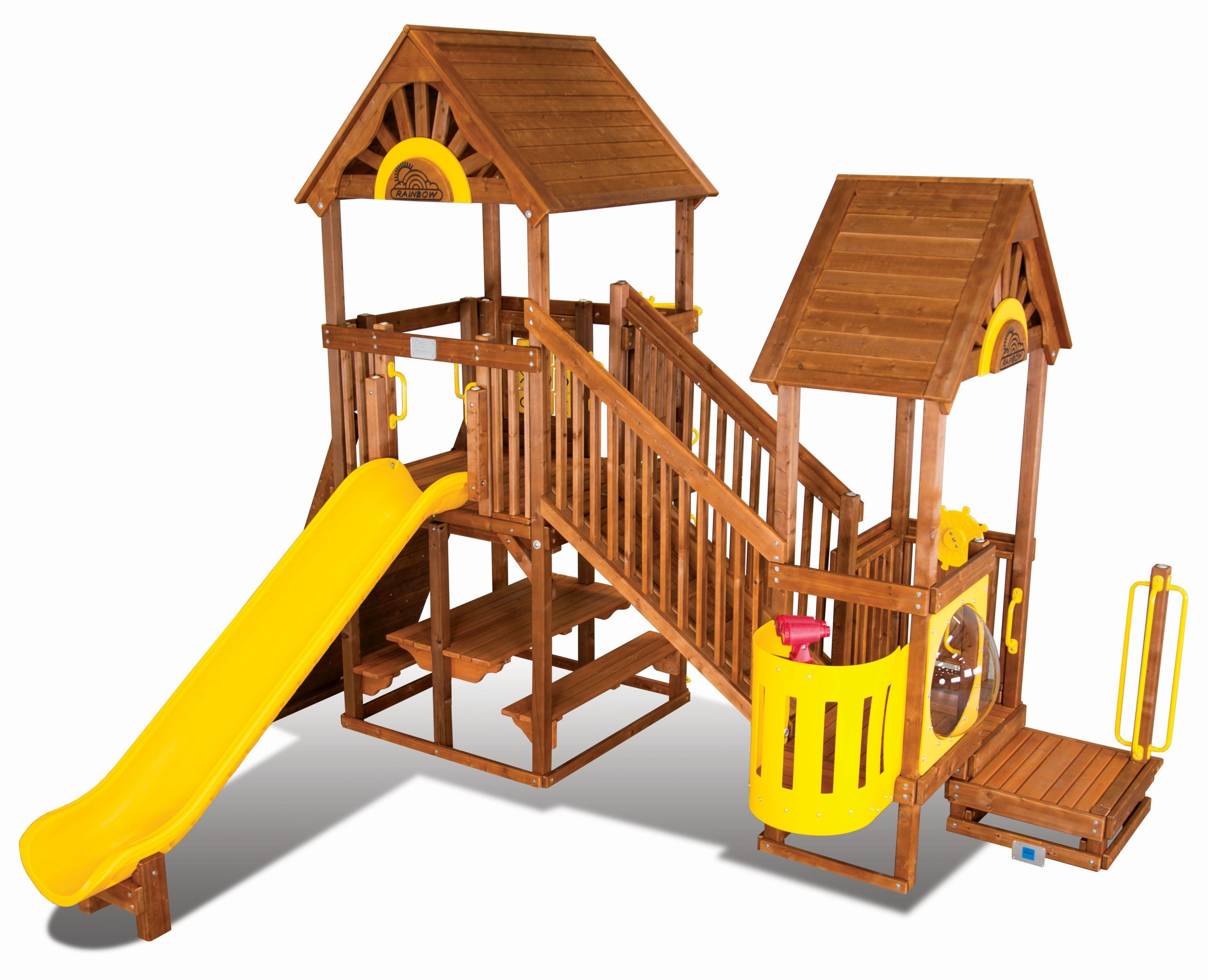 Backyard Adventures Omaha
 Backyard Playworld Castle Series Rainbow Play Systems