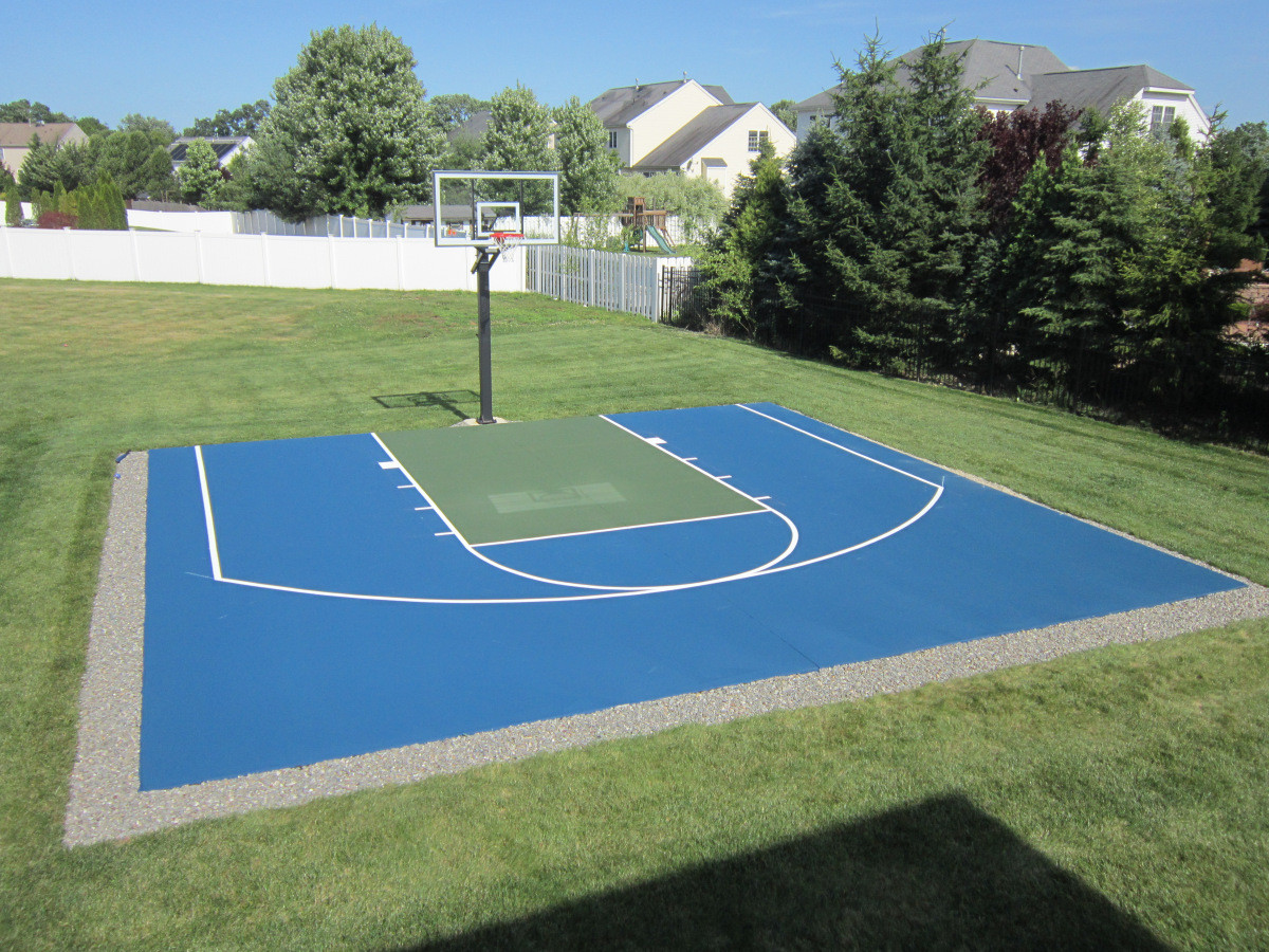 Outdoor Basketball Court Layout