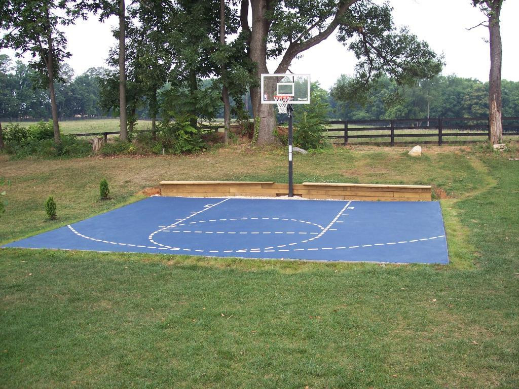 Backyard Basketball Court Dimensions Measurements
 DIY Backyard Basketball Court — Rickyhil Outdoor Ideas