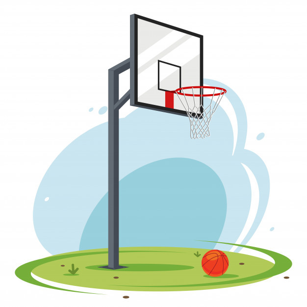 Backyard Basketball Hoop
 Backyard basketball hoop Vector