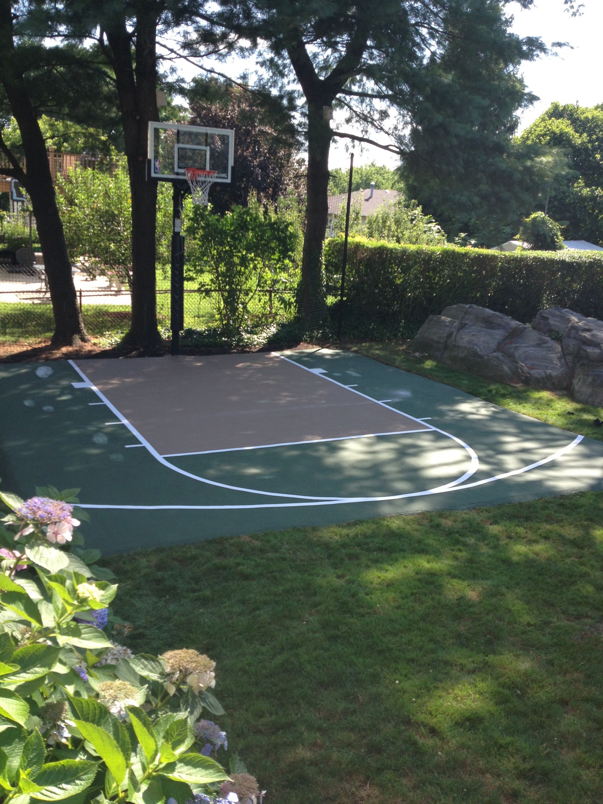 Backyard Basketball Hoop
 Basketball Court Dimensions