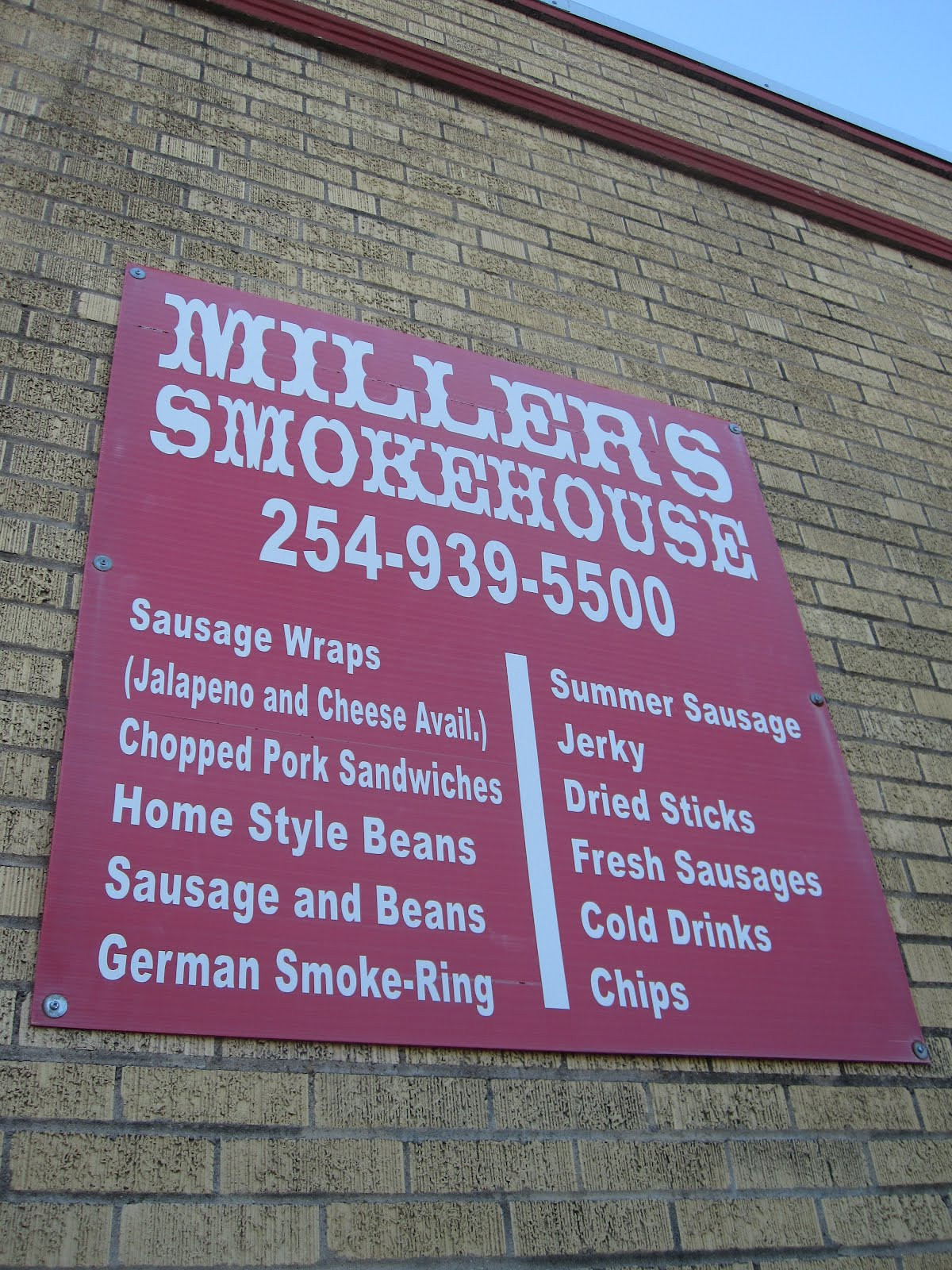 Backyard Bbq Belton
 Man Up Tales of Texas BBQ™ Outside Miller s Smokehouse