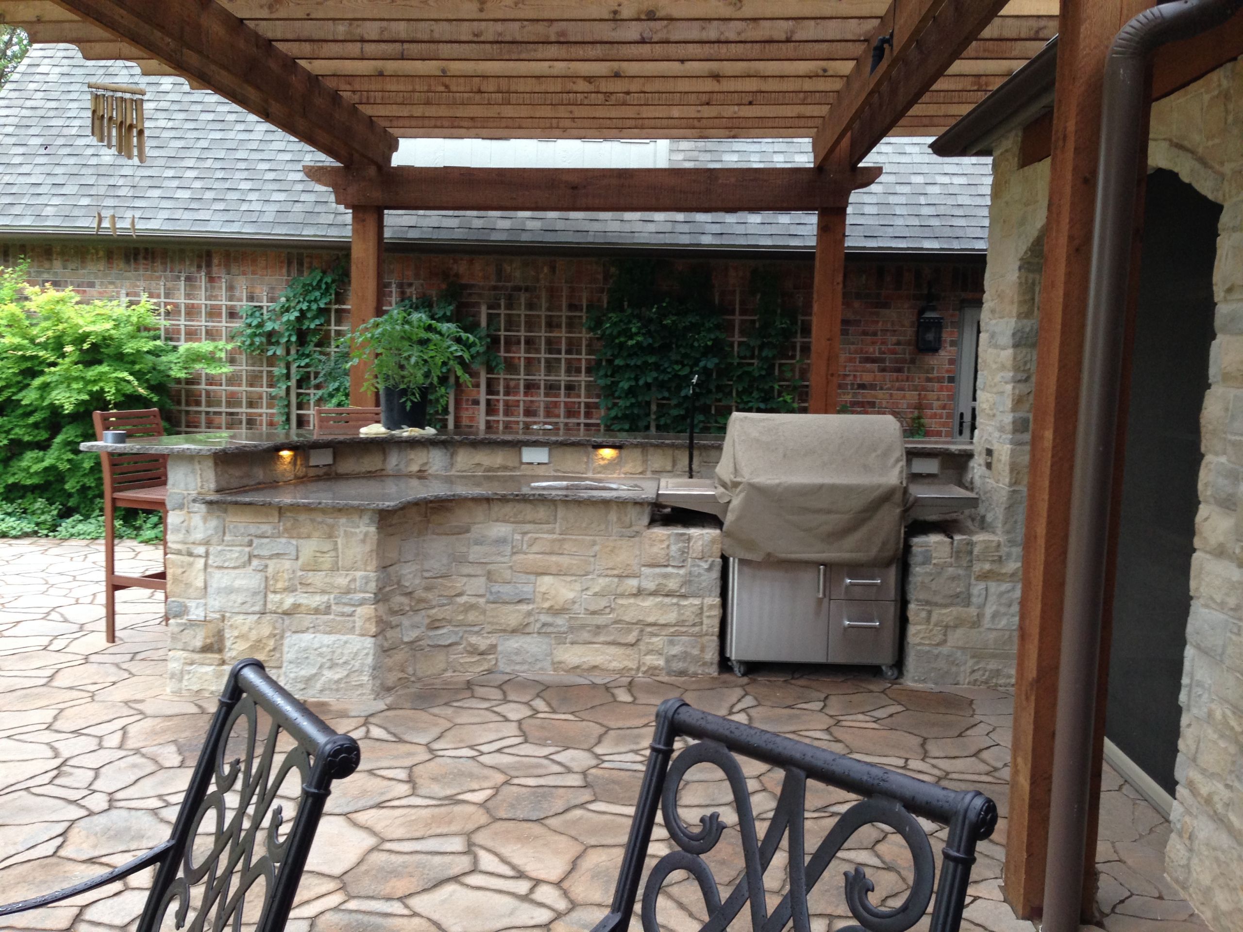 Backyard Bbq Okc
 Outdoor Kitchen Designs and Pavilions in OKC