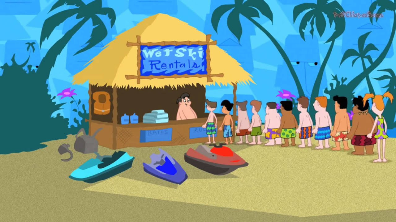 Backyard Beach Lyrics
 Phineas and Ferb Backyard Beach song