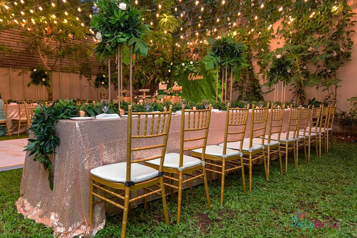 Backyard Birthday Party Ideas Sweet 16
 Kara s Party Ideas Glamorous Tropical Sweet 16 Birthday