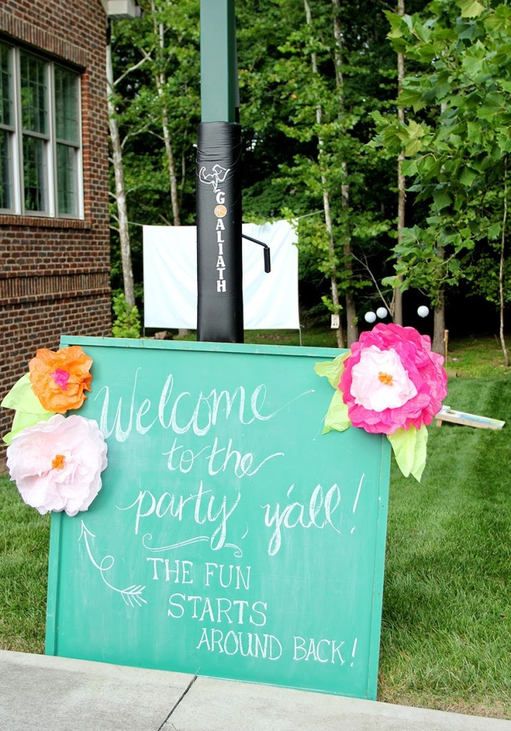 Backyard Birthday Party Ideas Sweet 16
 Abby’s Sweet 16 Outdoor Movie Party