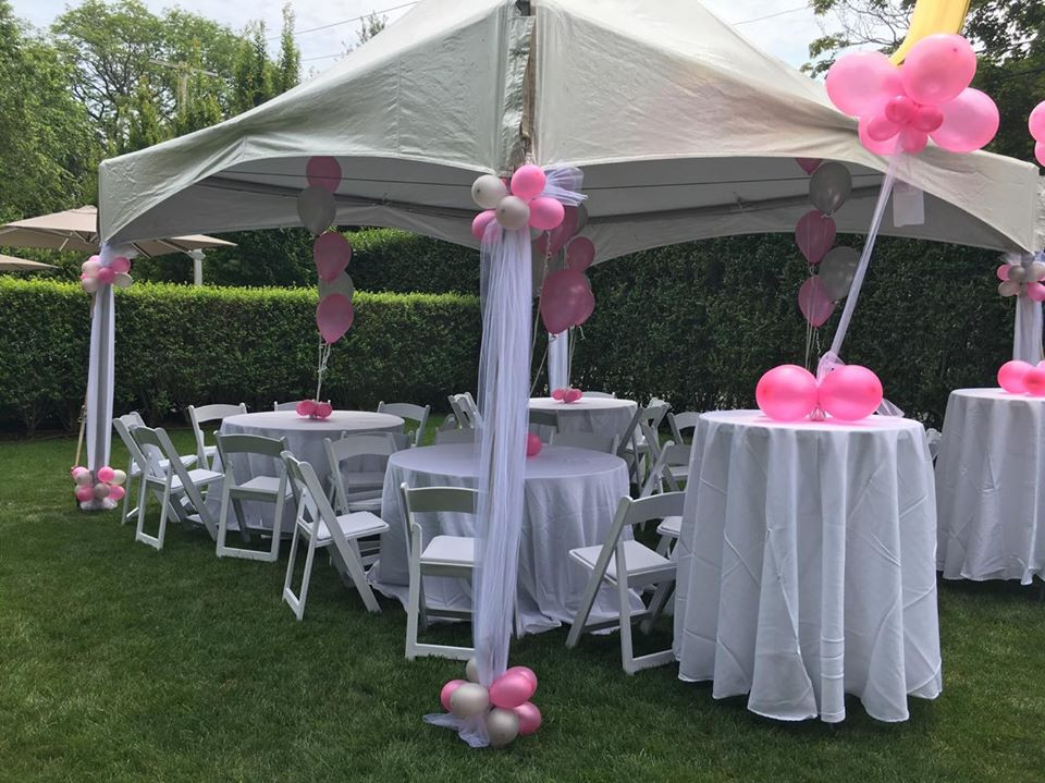 Backyard Birthday Party Ideas Sweet 16
 Twins Sweet 16 backyard affair in South Hampton NY