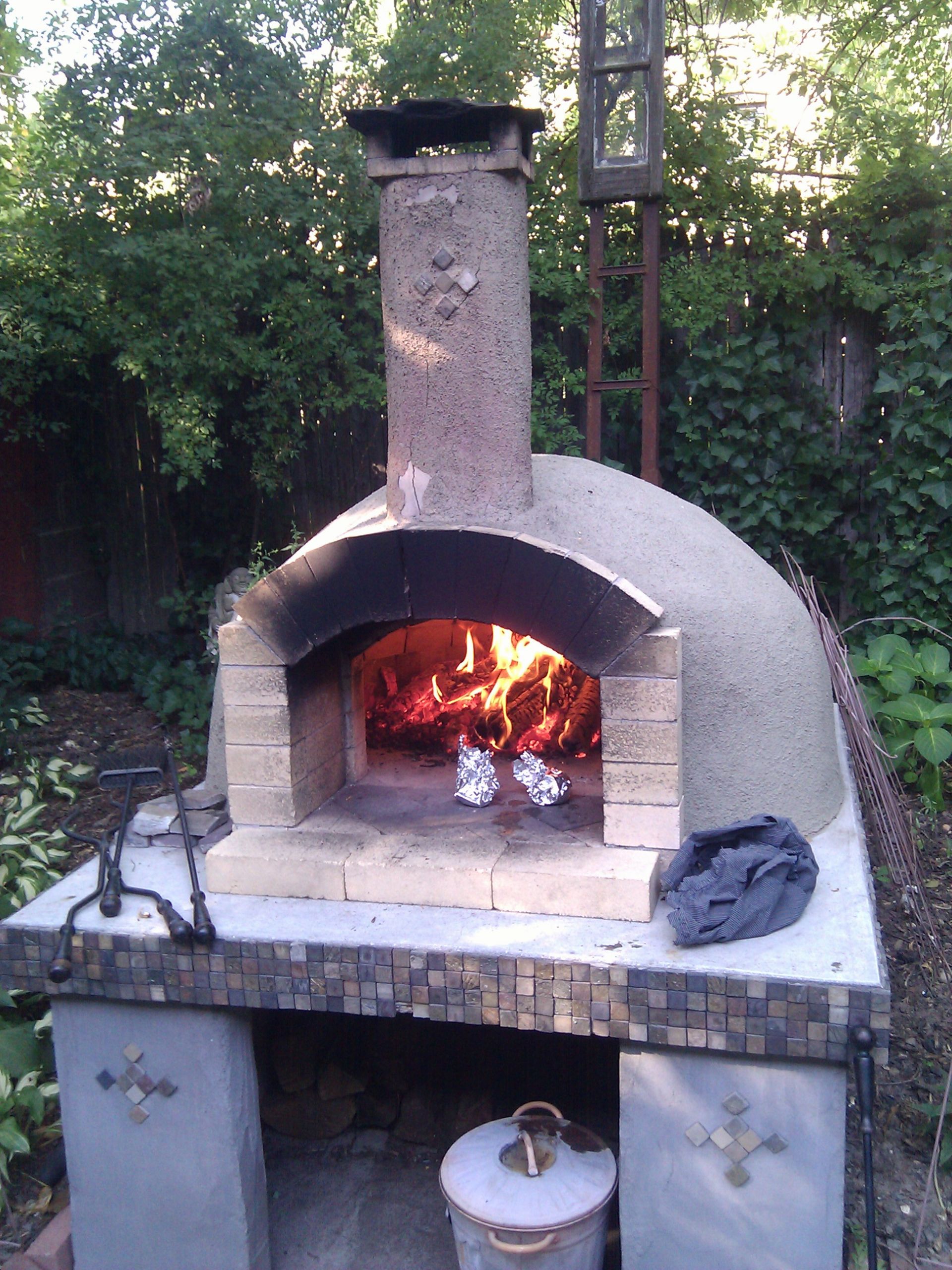 Backyard Brick Oven
 Diy backyard brick oven