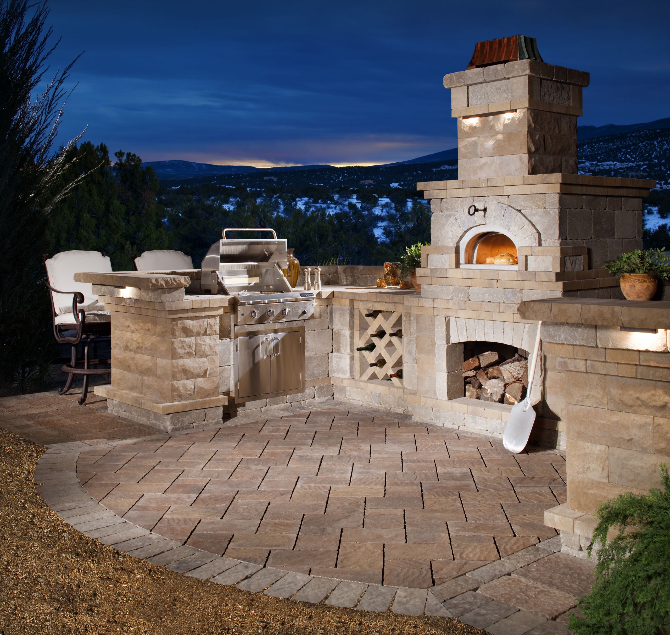 Backyard Brick Oven
 Belgard Introduces the Chicago Brick Oven Collection