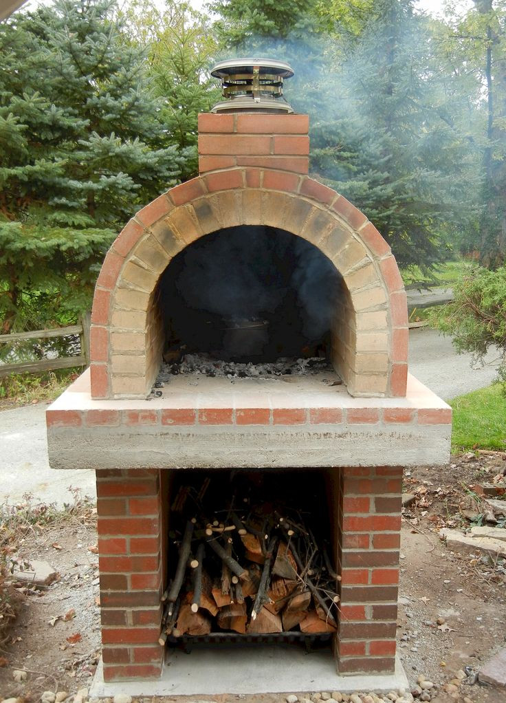 Backyard Brick Oven
 This beautiful wood fired oven resides in Northern