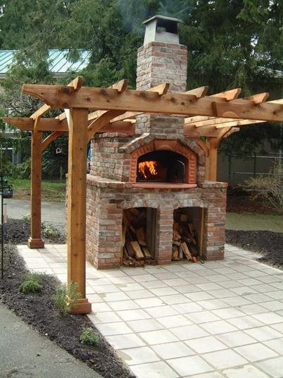 Backyard Brick Oven
 Outdoor Pizza Oven Landscaping Network