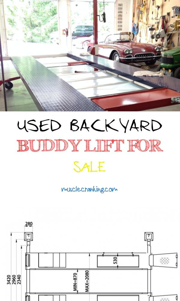 Backyard Buddy Lift For Sale
 Used Backyard Buddy Lift for Sale 2021 musclecranking