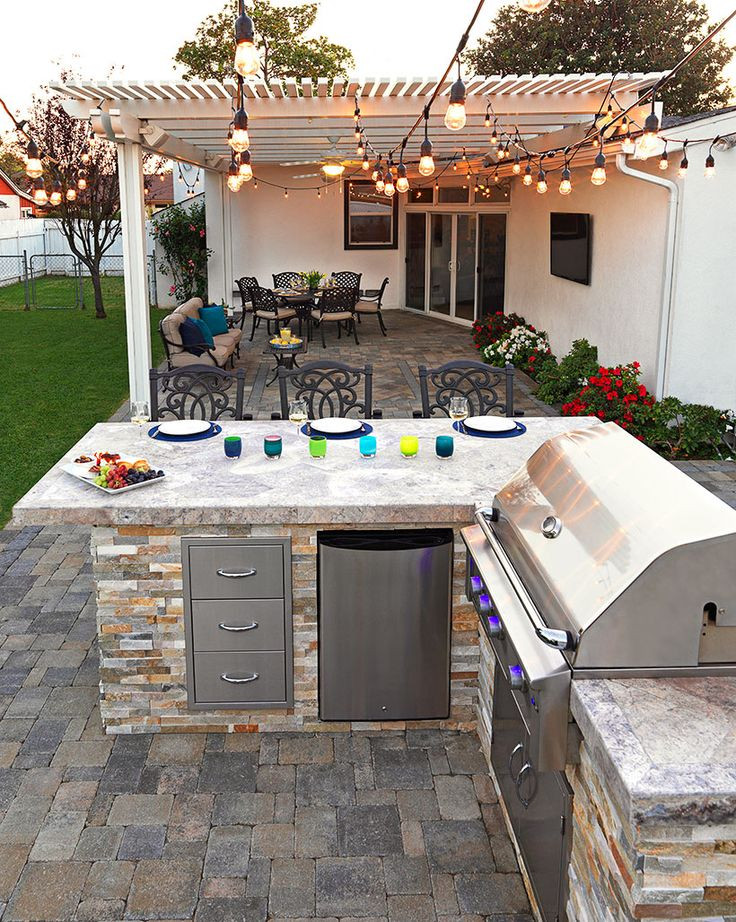 Backyard Built In Grill
 17 best Built in Grills & BBQ Islands images on Pinterest