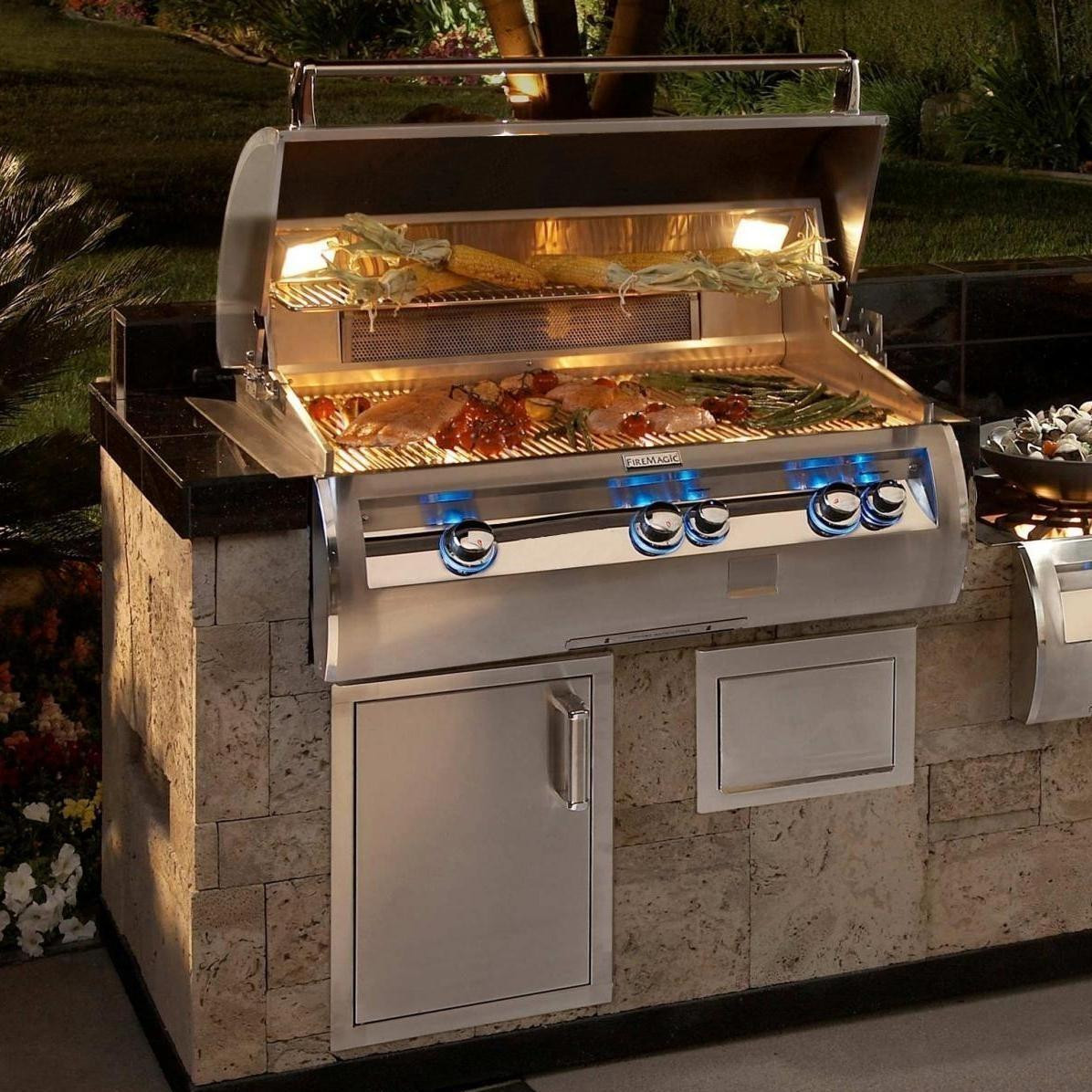 Backyard Built In Grill
 Fire Magic Echelon Diamond E790i 36 Inch Built In Propane