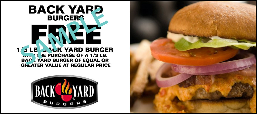 Backyard Burger Coupon
 CBPC